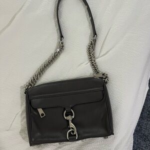 Rebecca Minkoff Grey Leather Crossbody Bag